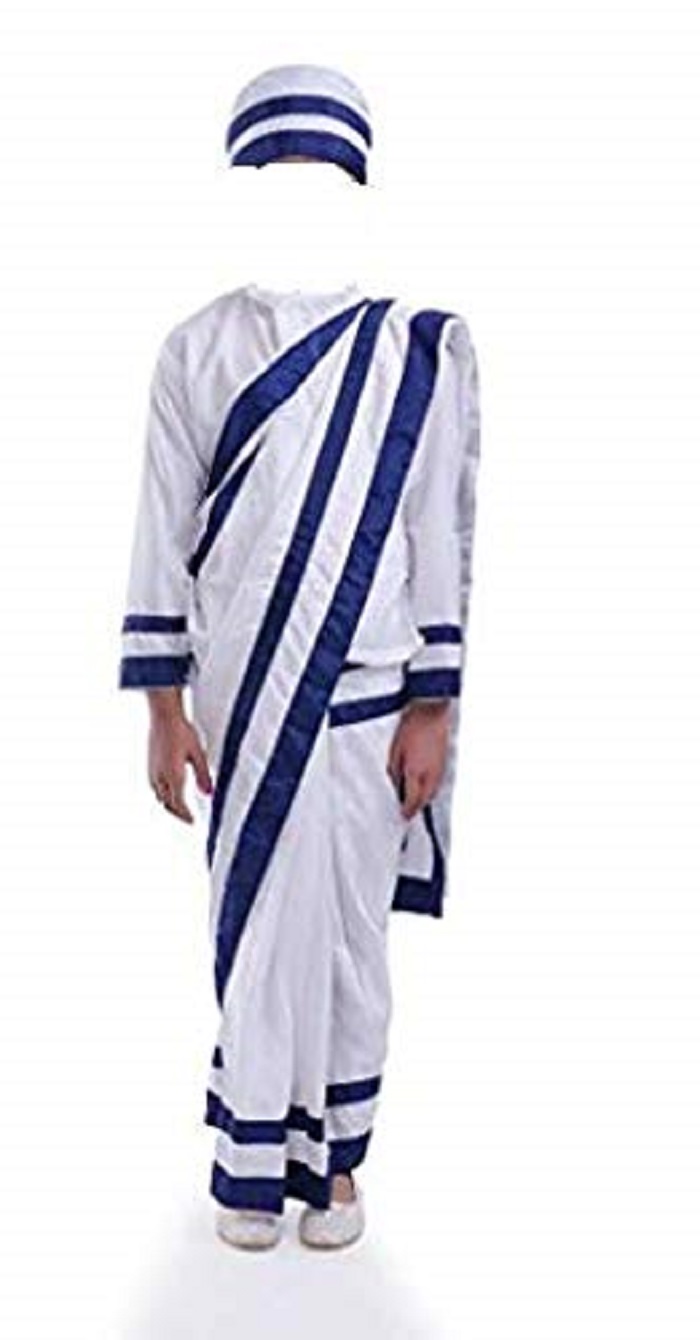 Mother Teresa Fancy Dress 1