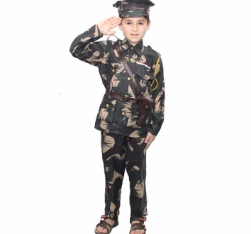 National Hero Indian Soldier Military Costume