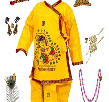 Krishna Ethnic Wear Costume Dress on RENT